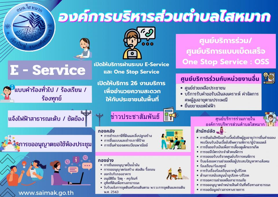 ����Դ��ͧ�ҧ����ԡ�� E-service 